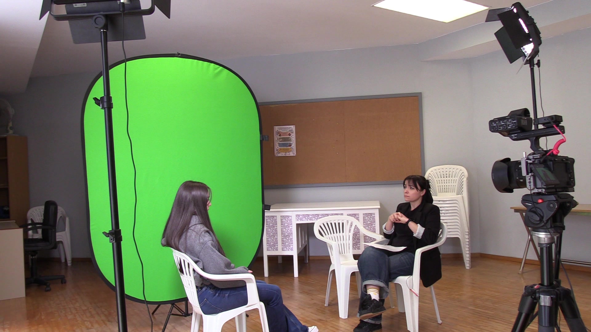 Preparación e gravación dunha entrevista